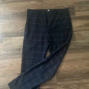 H&M Men Wool plaid trouser